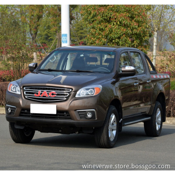 Used Diesel Engine 165hp Small Truck 4x4 JAC T6 diesel twin cabin pickup truck for sale Pickup Truck